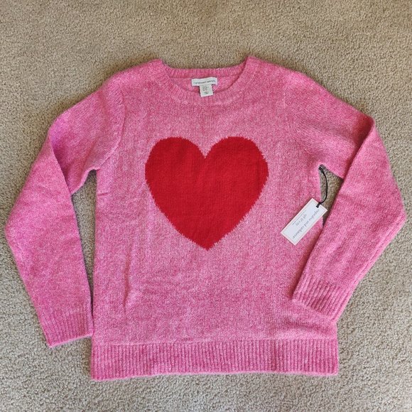 cupcakes & cashmere Sweaters - NWT Marled Heart Sweater